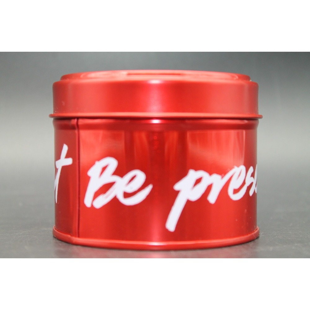 bareMinerals Be Present Spiced Eggnog Candle 5 oz Red Holiday Tin New Unused
